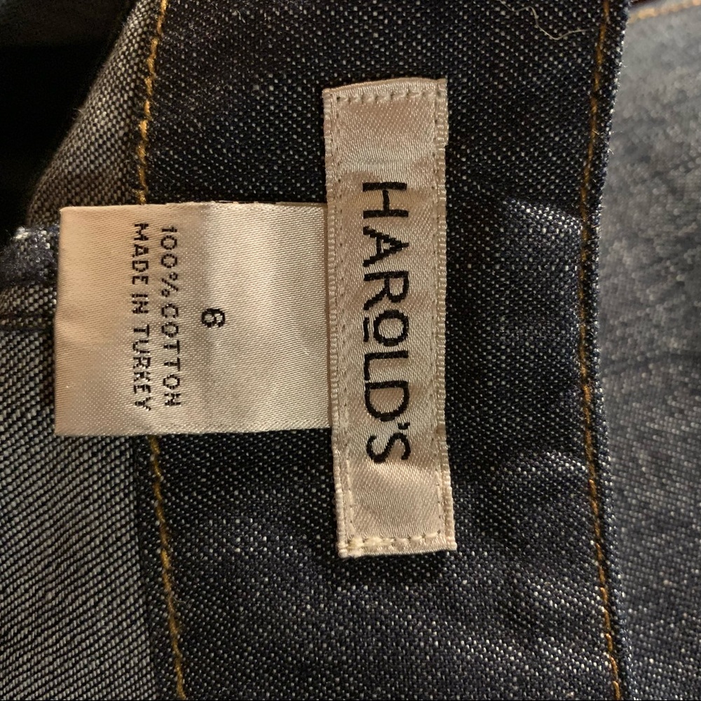 Harold’s NWOT Dark Dress Denim Skirt Size 6 - Picture 8 of 8